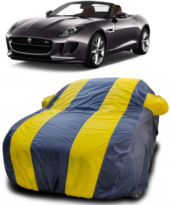 DIGGU Car Cover For Jaguar F Type S Coupe (With Mirror Pockets)(Yellow, Blue)