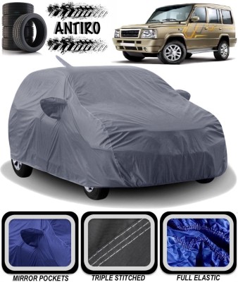 ANTIRO Car Cover For Tata Sumo Gold (With Mirror Pockets)(Grey)
