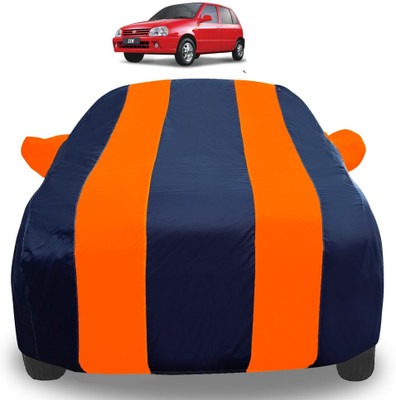 Amanzo Car Cover For Maruti Suzuki Zen (With Mirror Pockets)(Orange)