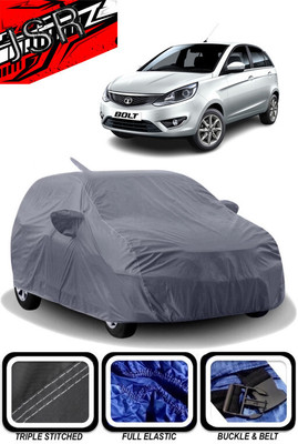 J S R Car Cover For Honda Bolt Revotron XT Petrol (With Mirror Pockets)(Grey)