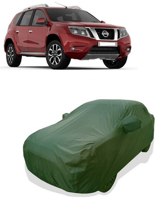 Tricway Car Cover For Nissan Terrano XL Plus 85 PS (With Mirror Pockets)(Green)