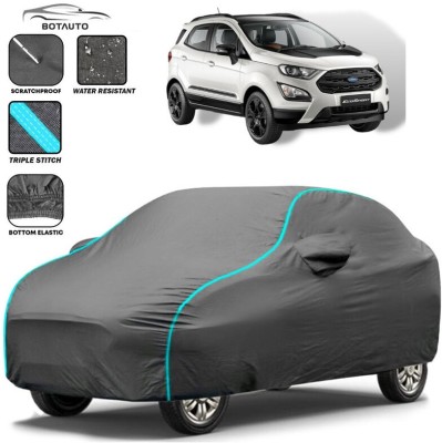 BOTAUTO Car Cover For Ford Ecosport, Universal For Car (With Mirror Pockets)(Grey, For 2008, 2009, 2010, 2011, 2012, 2013, 2014, 2015, 2016, 2017, 2018, 2019, 2020, 2021, 2022, 2023 Models)