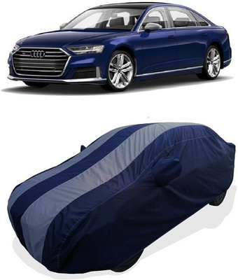 Coxtor Car Cover For Audi S8 (With Mirror Pockets)(Grey)