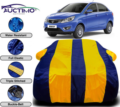 AUCTIMO Car Cover For Tata Zest (With Mirror Pockets)(Multicolor)