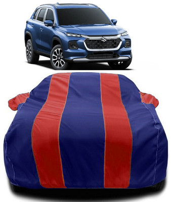 Autoprime Car Cover For Maruti Suzuki Grand Vitara (With Mirror Pockets)(Red, Blue)