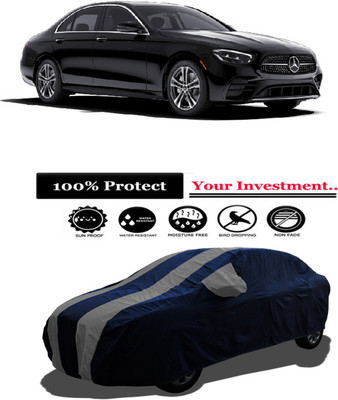 Amexride Car Cover For Mercedes Benz E-Class E180 (With Mirror Pockets)(Grey)