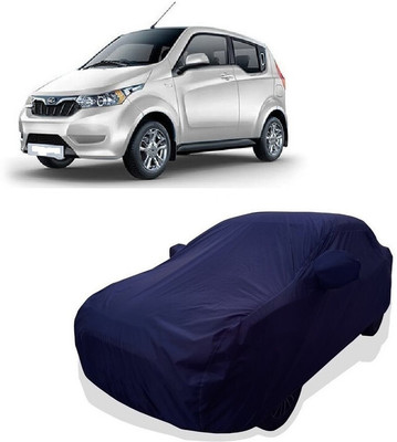 Tricway Car Cover For Mahindra e2o Plus P6 Electric (With Mirror Pockets)(Blue)