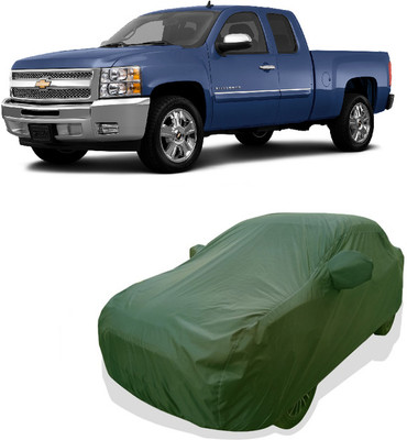 Tricway Car Cover For Chevrolet Silverado 4.8L (With Mirror Pockets)(Green)