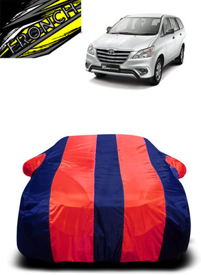 FRONCH Car Cover For Toyota Innova 2.0L (With Mirror Pockets)(Red, Blue)