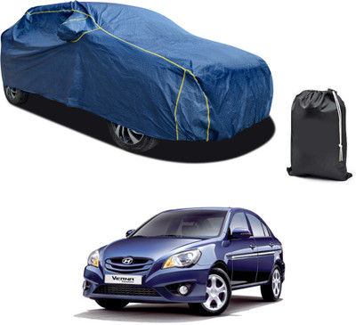 PAGORA Car Cover For Hyundai Verna Transform (With Mirror Pockets)(Blue, For 2019, 2020, 2021, 2022, 2023 Models)