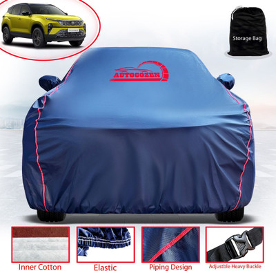 AUTOCOZEN WATERPROOF Car Cover For Tata Harrier (With Mirror Pockets)(Blue)
