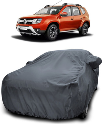 AMVISH Car Cover For Renault Duster (With Mirror Pockets)(Grey)