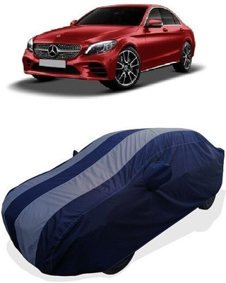QLAX Car Cover For Maruti C-Class Prime C 200 Petrol (With Mirror Pockets)(Grey)