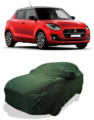 Coxtor Car Cover For Maruti Suzuki Swift AMT VXI Petrol (With Mirror Pockets)(Green)