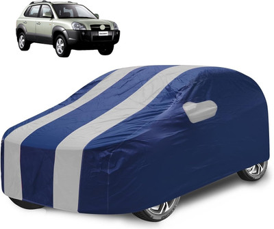 Caronix Car Cover For Hyundai Tucson (With Mirror Pockets)(Silver)