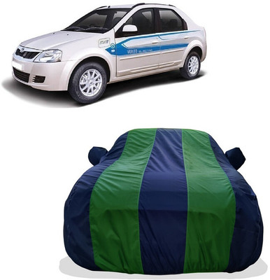 Tricway Car Cover For Mahindra e-Verito (With Mirror Pockets)(Green)