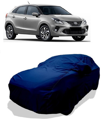 Coxtor Car Cover For Toyota Glanza G CVT Petrol (With Mirror Pockets)(Green)