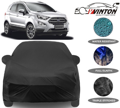 V VINTON Car Cover For Ford Ecosport (With Mirror Pockets)(Black)