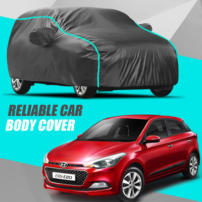 R Rayvin Star Car Cover For Hyundai Elite i20 (With Mirror Pockets)(Multicolor)
