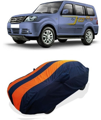 QLAX Car Cover For Hyundai Sumo Grande MKII EX Turbo BSIII (With Mirror Pockets)(Orange)
