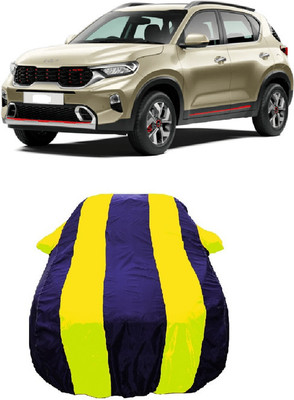 Wegather Car Cover For Kia Sonet (With Mirror Pockets)(Yellow)