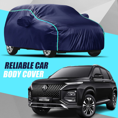 AUCTIMO Car Cover For MG Hector Plus (With Mirror Pockets)(Multicolor)