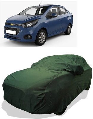 Coxtor Car Cover For Chevrolet Beat LTZ (With Mirror Pockets)(Gold)