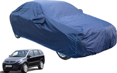 MOCKHE Car Cover For Tata Aria (With Mirror Pockets)(Blue)