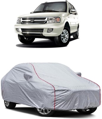 DIGGU Car Cover For Tata Safari VTT LX (With Mirror Pockets)(Silver)