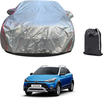 PAGORA Car Cover For Hyundai i20 Active (With Mirror Pockets)(Silver, For 2019, 2020, 2021, 2022, 2023 Models)