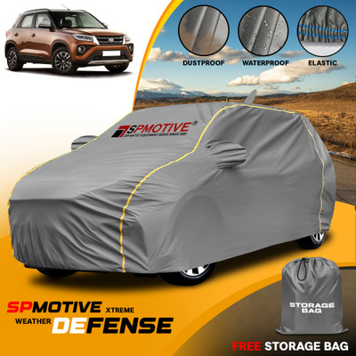 SPMOTIVE Car Cover For Toyota Urban Cruiser (With Mirror Pockets)(Grey)