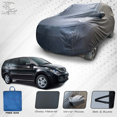 Carigiri Car Cover For Tata Aria, Aria Pleasure 4x2, Aria Pride 4x4 (With Mirror Pockets)(Grey)