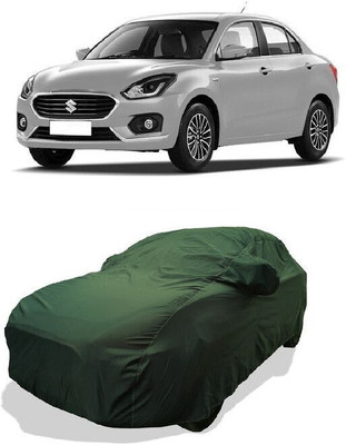 QLAX Car Cover For Maruti Swift Dzire 1.3L (With Mirror Pockets)(Green)