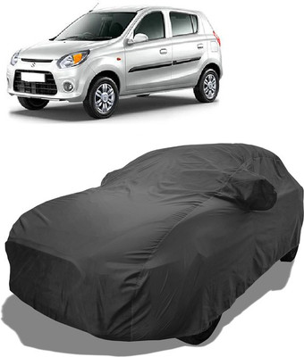 Coxtor Car Cover For Maruti Suzuki Alto 800 LX Optional (With Mirror Pockets)(Grey)