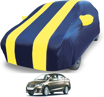 Euro Care Car Cover For Maruti Ciaz (With Mirror Pockets)(White)