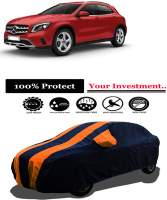 Amexride Car Cover For Mercedes Benz GLA Class 200 d Sport (With Mirror Pockets)(Orange)