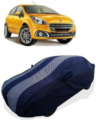 QLAX Car Cover For Maruti Punto 90-HP 1.3L Multijet (With Mirror Pockets)(Grey)
