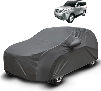 MOCKHE Car Cover For Tata Sumo Grande (With Mirror Pockets)(Grey)