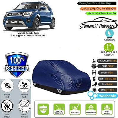 Tamanchi Autocare Car Cover For Maruti Suzuki Ignis(Blue)