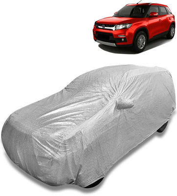 Kingsway Car Cover For Maruti Suzuki Vitara Brezza (With Mirror Pockets)(Silver, For 2016, 2017, 2018, 2019 Models)