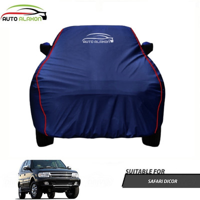 AUTO ALAXON Car Cover For Tata Safari Dicor (With Mirror Pockets)(Blue)
