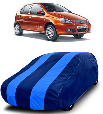 MoTRoX Car Cover For Tata Indica eV2 (Without Mirror Pockets)(Blue, Blue)