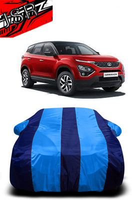J S R Car Cover For Tata Harrier (With Mirror Pockets)(Blue)