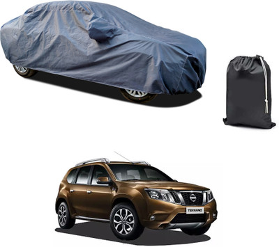 PAGORA Car Cover For Nissan Terrano (With Mirror Pockets)(Grey, For 2019, 2020, 2021, 2022, 2023 Models)