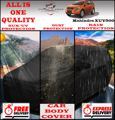 Tamanchi Autocare Car Cover For Mahindra XUV 500(Black)