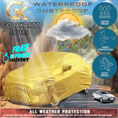 Tamanchi Autocare Car Cover For Renault Scala (With Mirror Pockets)(Gold)