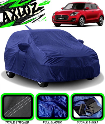 AXLOZ Car Cover For Maruti Suzuki Swift AMT ZXI (With Mirror Pockets)(Blue)