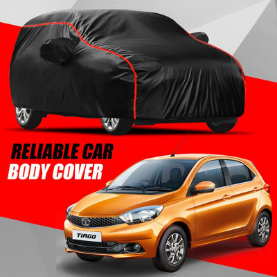 S Shine Max Car Cover For Tata Tiago (With Mirror Pockets)(Multicolor)