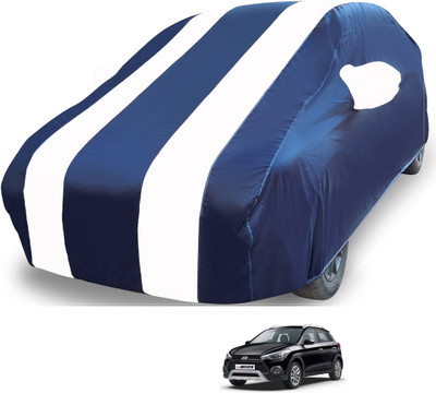 MOCKHE Car Cover For Hyundai i20 Active (With Mirror Pockets)(White)