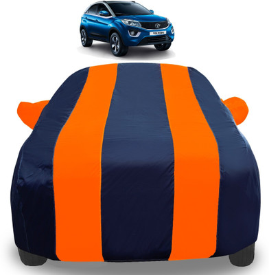 Amanzo Car Cover For Tata Nexon (With Mirror Pockets)(Orange)